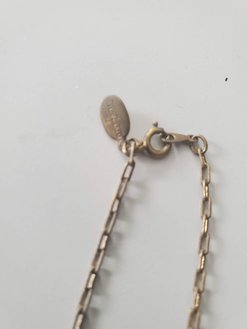 Givenchy Vintage Geometric Double G Logo Necklace - Picture 7 of 8